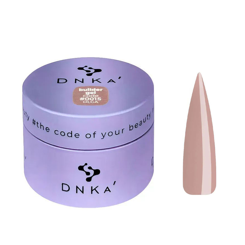 Гель для нарощування нігтів DNKa' Builder Gel 0015 Olga, 30 мл